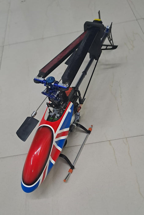 HILLER 450 RC HELICOPTER WITH BATTERY & REMOTE