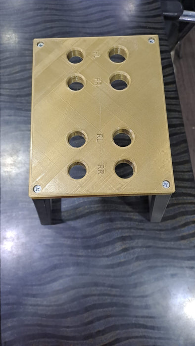 RC CAR STAND-GOLDEN