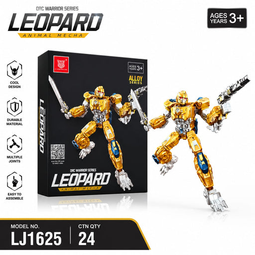 Lijiang Alloy Series "Leopard" transforming robot toy, model number LJ1625.