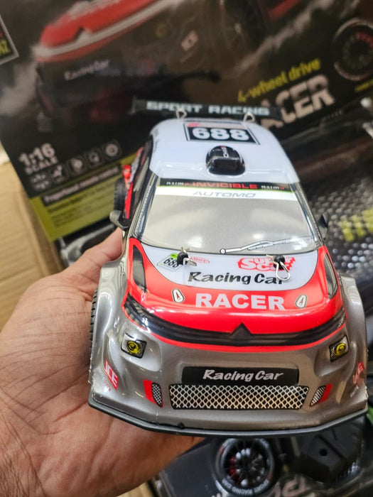 FUNCIIN 1:16 Scale 4WD RC Drift Racer Car with Smoke Function