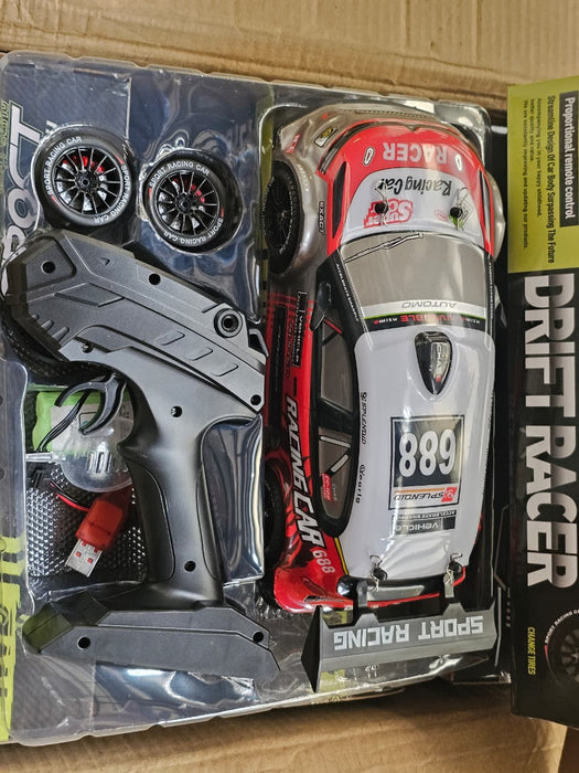 FUNCIIN 1:16 Scale 4WD RC Drift Racer Car with Smoke Function