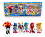 Sonic the Hedgehog Character Action Figure Set for Kids & Collectors