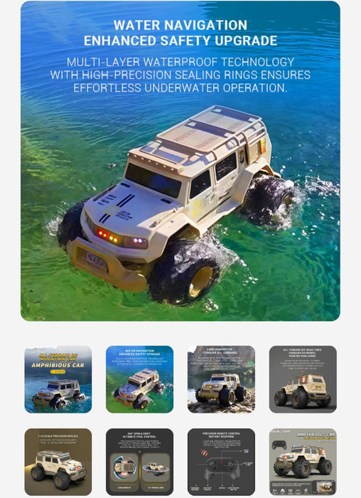 SULONG RC CAR AMPHIBIOUS MOUNTAIN 1/14 SCALE SL-8018A