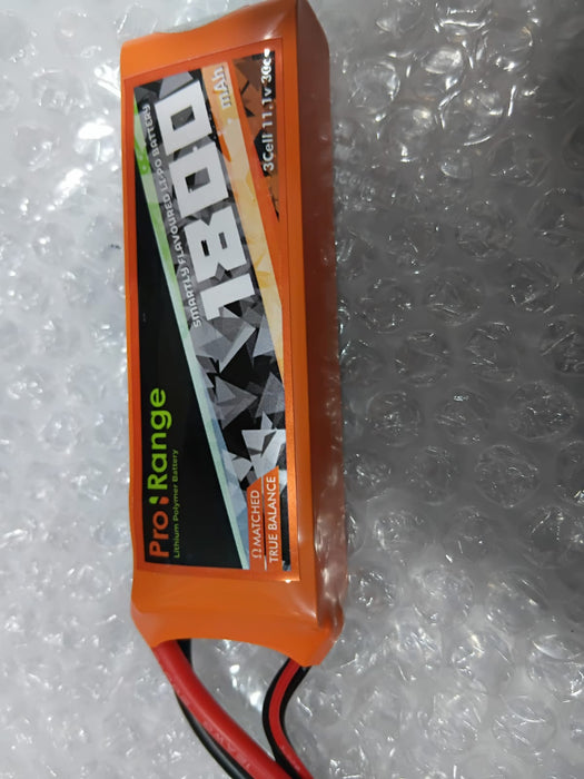 PRO-RANGE LIPO 11.1V 1800MAH 30C 3S BATTERY