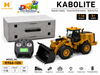 Kabolite K966-100 1:16 RC Wheel Loader – Professional 2.4GHz Full Function Construction Loader with Lights, Sound & Rechargeable Battery