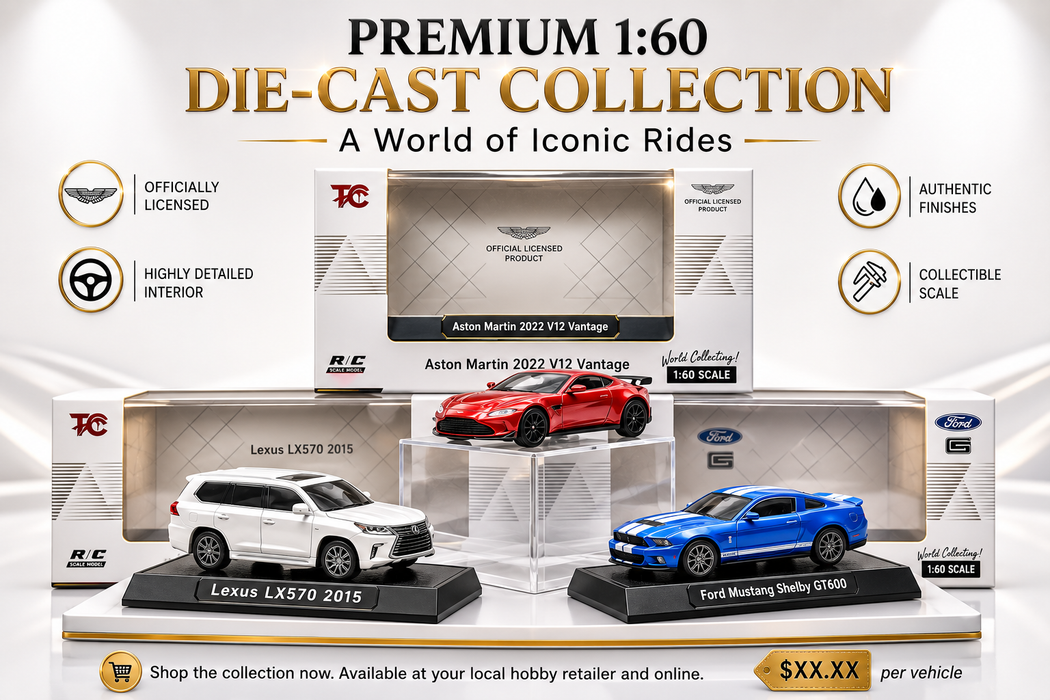 1:60 Scale Die-Cast Model Cars – Premium Collection | Wholesale