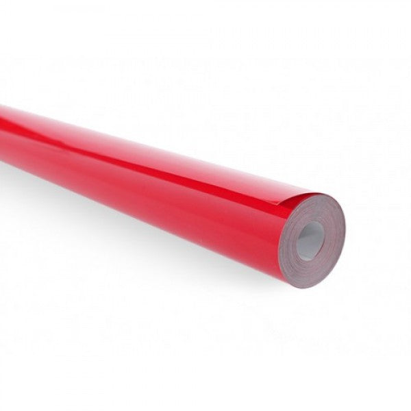 COVERING FILM SOLID BRIGHT RED PER MTR