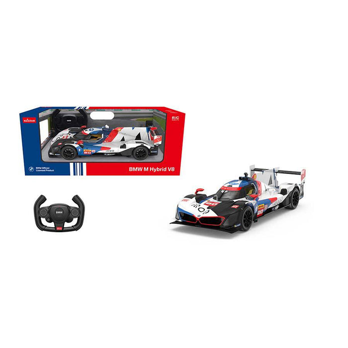 RASTAR 10196 BMW M HYBRID V8  1/14SCALE NO:20 MOTOR SPORT WHITE & BLUE