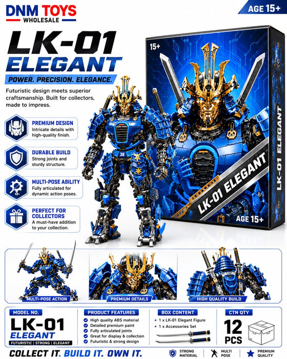 LK-01 Elegant Futuristic Robot Action Figure | Collectible Model