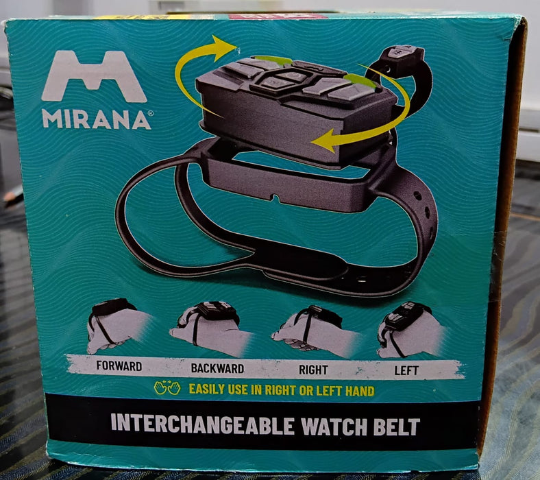 MIRANA WATCH CONTROL TRACER RC CAR HAND & APP CONTROL WITH BLUETOOTH SPEAKER C-TYPE CHARGING HIGH SPEED RACING ( WHITE )