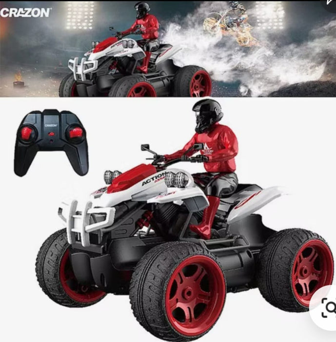 CRAZON / SMOKING MOTOR BIKE 1/16 SCALE, 2.4Ghz & 2.4G CONTROL. 333-MT21142 RED & BLACKCRAZON / SMOKING MOTOR BIKE 1/16 SCALE, 2.4Ghz & 2.4G CONTROL. 333-MT21142 RED & BLACK