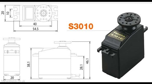FUTABA SERVO 3010 TORQUE 6.5Kg WT.41G