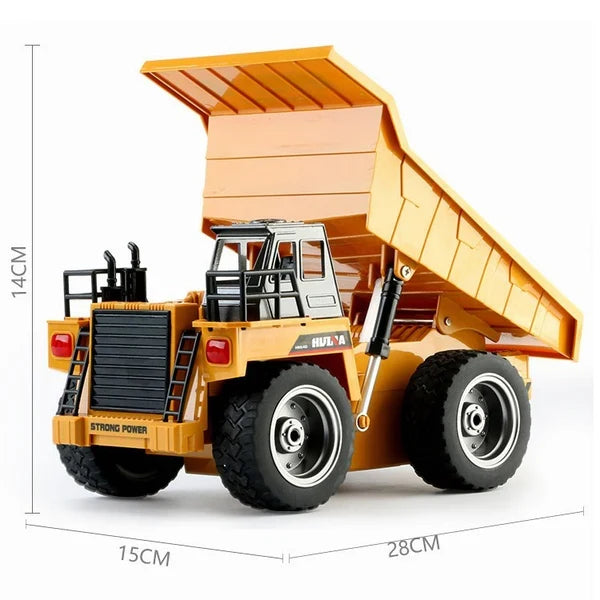 Huina 1534 RC Dump Truck Ð Heavy Duty 1/18 Scale Construction Model