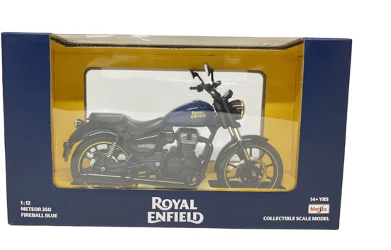 Maisto Royal Enfield Meteor S M Fireball Blue colour  Diecast 1/12