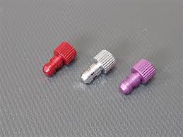 aluminium fuel line plug purple