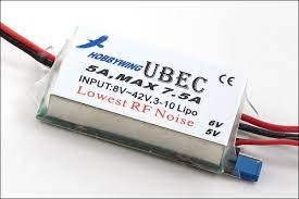 5A EXTERNAL UBEC  42V HIGH VOLTAGE W/ STEP DOWN REGULATOR