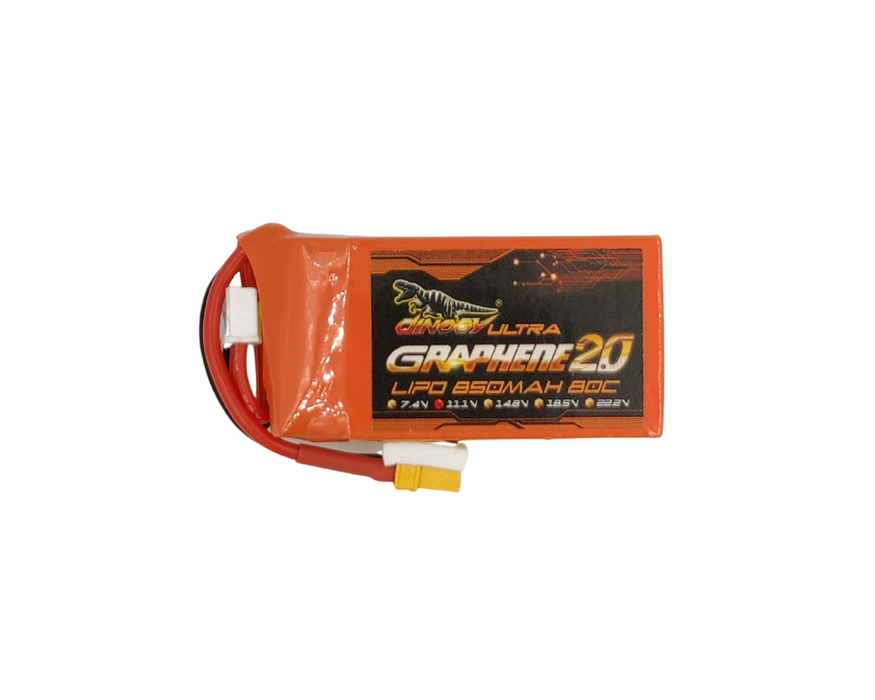 3S-850Mah Dinogy Graphene 2.0 80C Lipo Battery