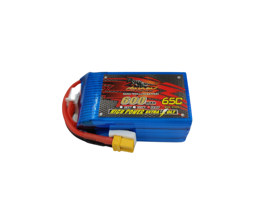 4S-600Mah Dinogy Nanotech 65C Lipo Battery