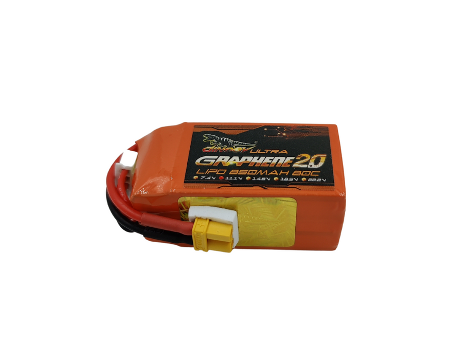 3S-850Mah Dinogy Graphene 2.0 80C Lipo Battery