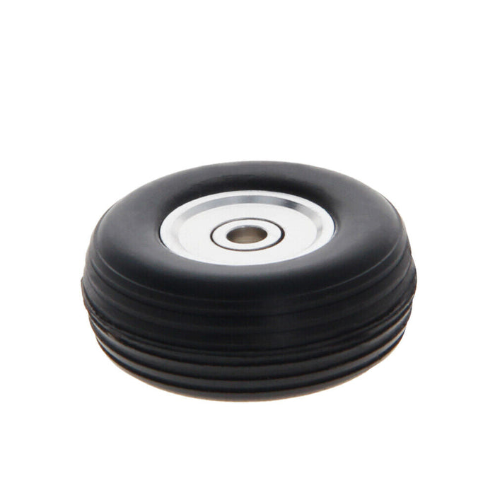 RUBBER PU WHEEL ALUMINIUM HUB 3 INCH