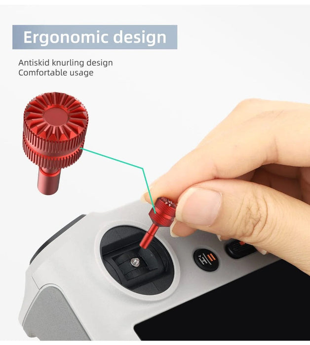 Thumb Rocker For Dji Mini 3 Pro Rc/Mavic 3 Classic Smart Controller Joysticks (Red)