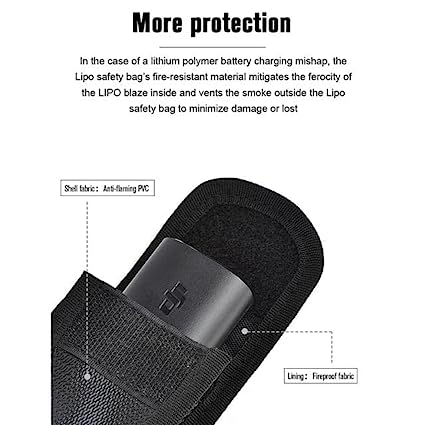 Proof Storage Bag For Dji Fpv Drone / Dji Avata Drones (Black)