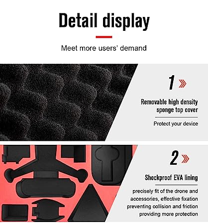 Waterproof Hard Carrying For Dji Fpv Racing Drone