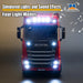 HUINA 1501 + 1502 RC Tractor Truck & Low Bed Trailer Combo | 2.4GHz Remote Control Heavy Duty Transport Set
