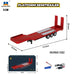 HUINA 1501 + 1502 RC Tractor Truck & Low Bed Trailer Combo | 2.4GHz Remote Control Heavy Duty Transport Set