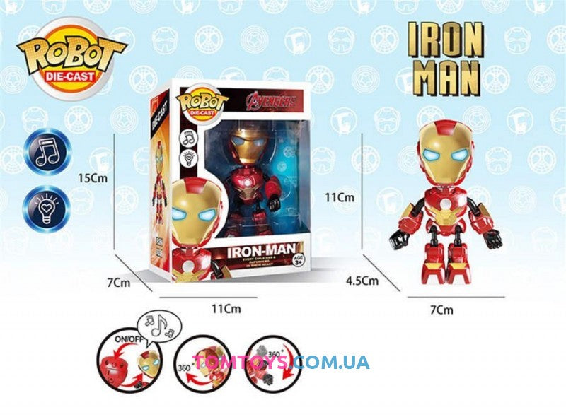 ROBOT DIE CAST IRONMAN RB001