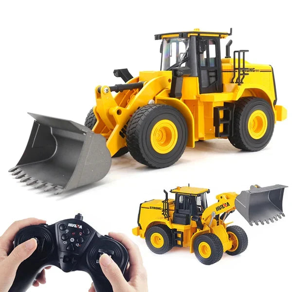 Huina 1552 1:16 Scale RC Wheel Loader – Heavy-Duty Remote Control Engineering Vehicle
