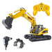 Huina 1535 1:14 Scale RC Excavator Construction Set – Heavy-Duty Remote Control Engineering Vehicle