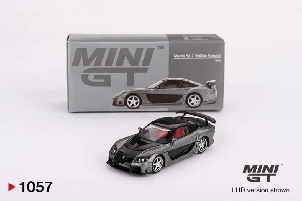 Mini GT MGT01057 1/64 Mazda RX-7 VeilSide Fortune Grey