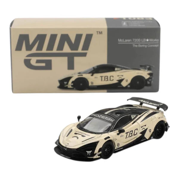 Imported Mini GT #1083 McLaren 720S LB-Works The Boring Concept Die-Cast Car