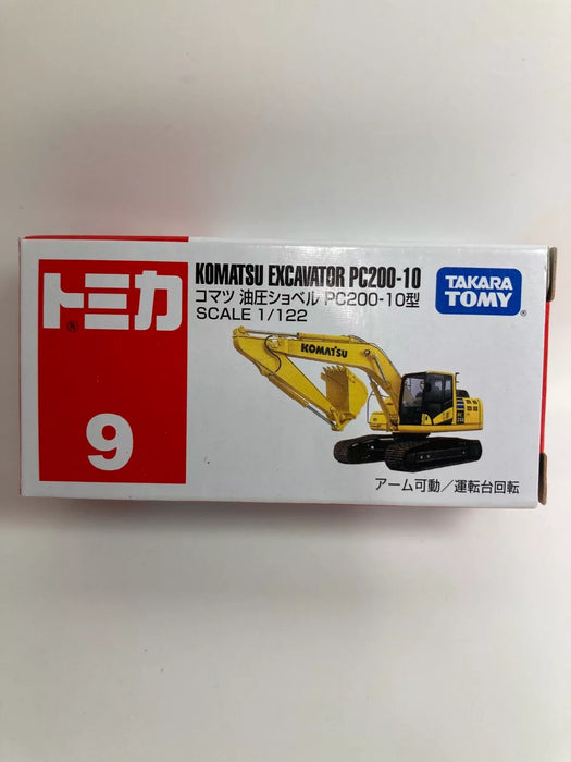 TAKARA TOMY KOMATSU EXCAVATOR PC200-10 1/122 SCALE NO:9