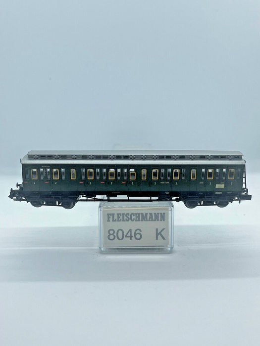 FLEISCHMANN HO 8046 K 2ND CLASS COMPARTMENT COACH B4 041843 FFM OF THE DB