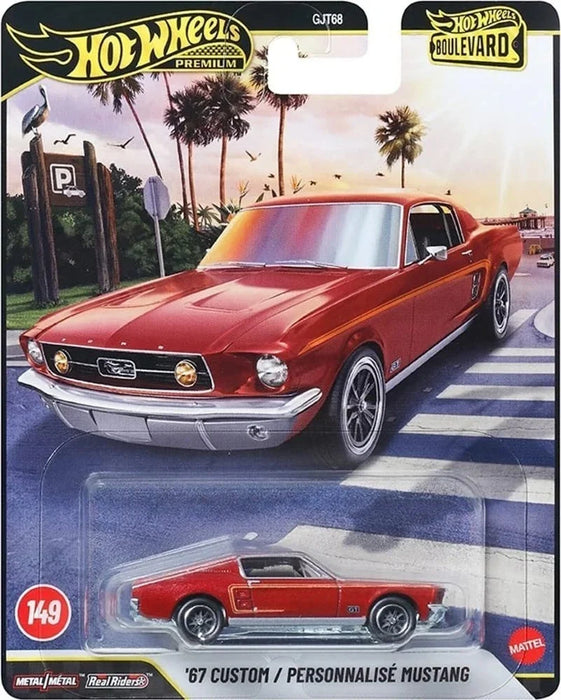 Imported Hot Wheels Premium Boulevard Assorted Vehicle Mini Car - 10 Pcs