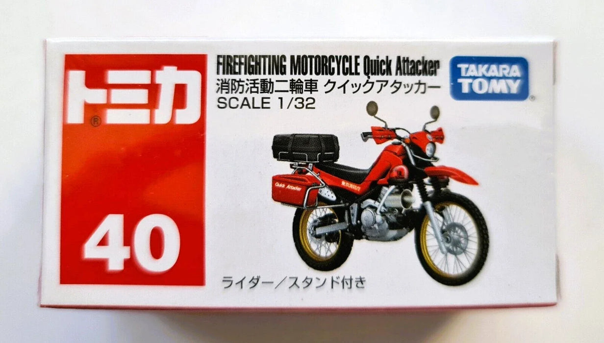 TAKARA TOMY FIRE FIGHTING MOTORCYCLE QUICK ATTACKER 40 1/32SCALE