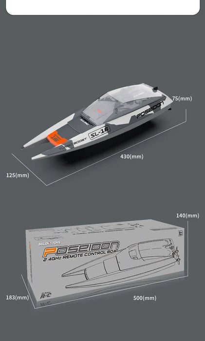 SULONG RC BOAT POSEIDON 2.4G TURBO BOOST NO SL-8026A