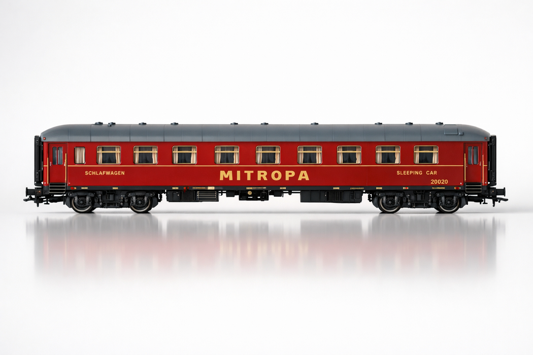 FLEISCHMANN H0 5078 1/87 SCALE MITROPA SLEEPER COACH 20020