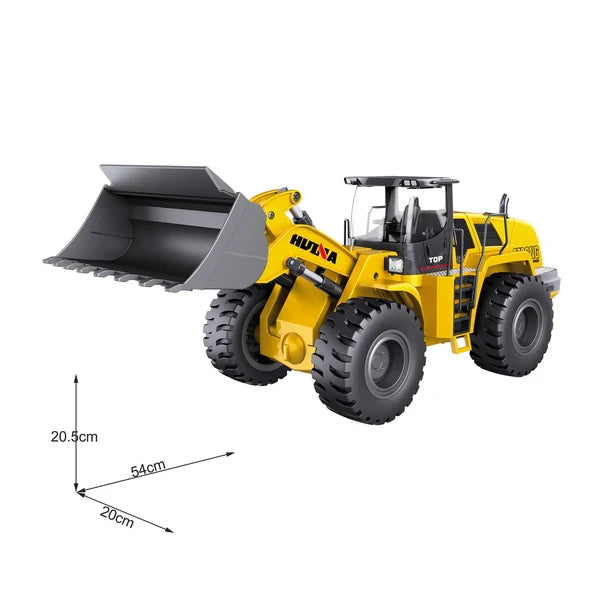 Huina 1583 1:14 Scale RC Wheel Loader – Heavy-Duty Remote Control Construction Toy