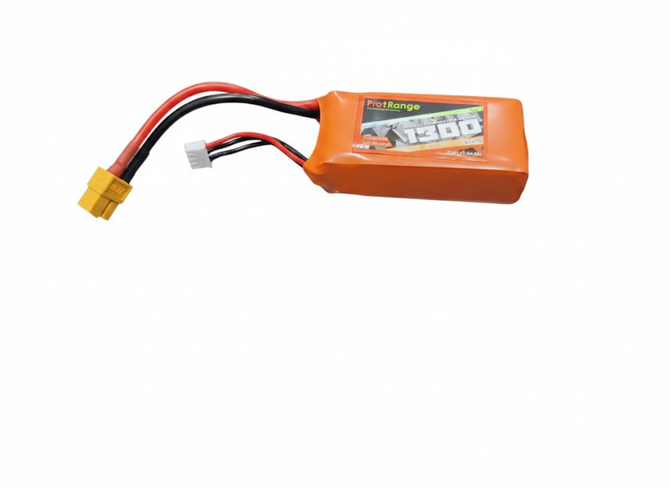 PRO RANGE 1300mAh 3S 30C (11.1 v) Lithium Polymer Battery Pack (LiPo)