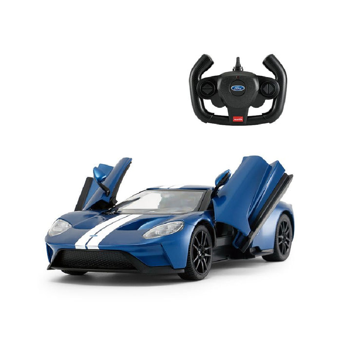 RASTAR FORD GT 78100 RC CAR 1/14 SCALE (BLUE)