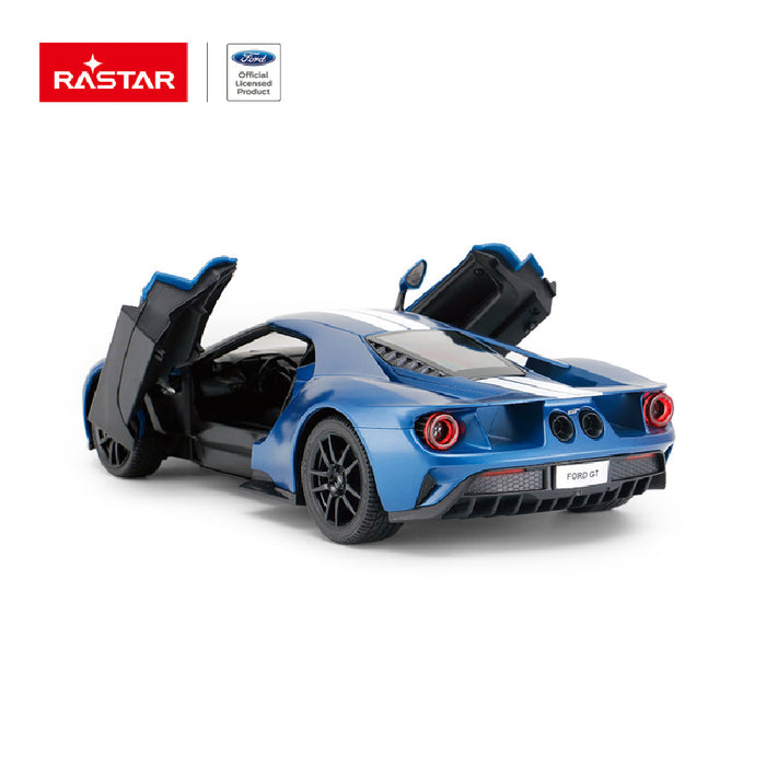 RASTAR FORD GT 78100 RC CAR 1/14 SCALE (BLUE)