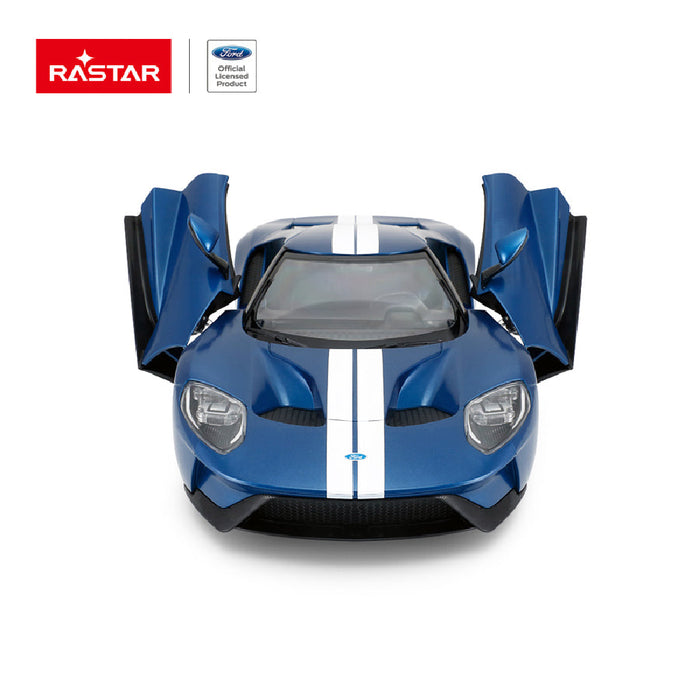 RASTAR FORD GT 78100 RC CAR 1/14 SCALE (BLUE)