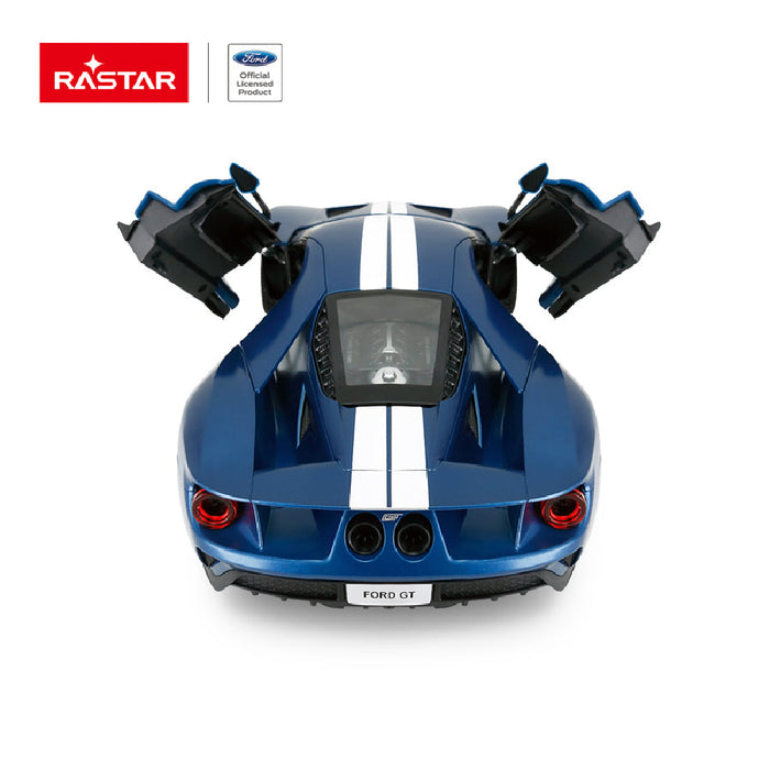 RASTAR FORD GT 78100 RC CAR 1/14 SCALE (BLUE)