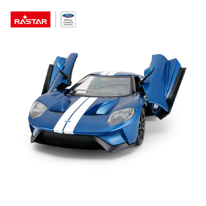 RASTAR FORD GT 78100 RC CAR 1/14 SCALE (BLUE)