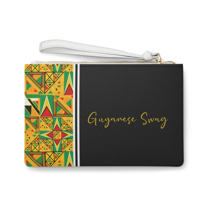 Guyanese Swag Guyana Tribal Print Clutch Bag