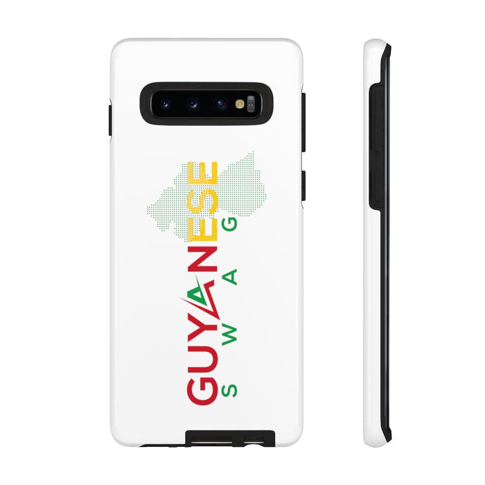 Guyanese Swag Guyana Map Phone Tough Cases (White)