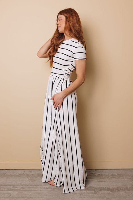 Lizzie Striped Maxi Dress